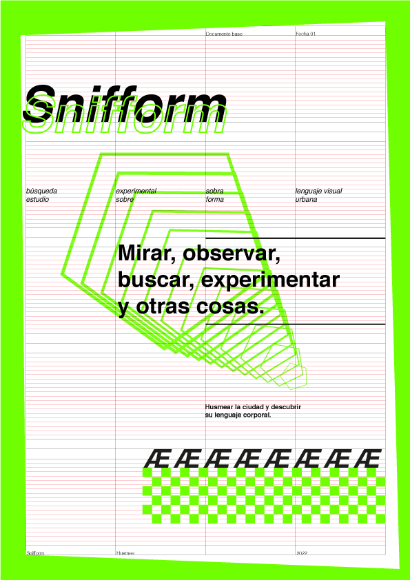 Diseño cartel Snifform